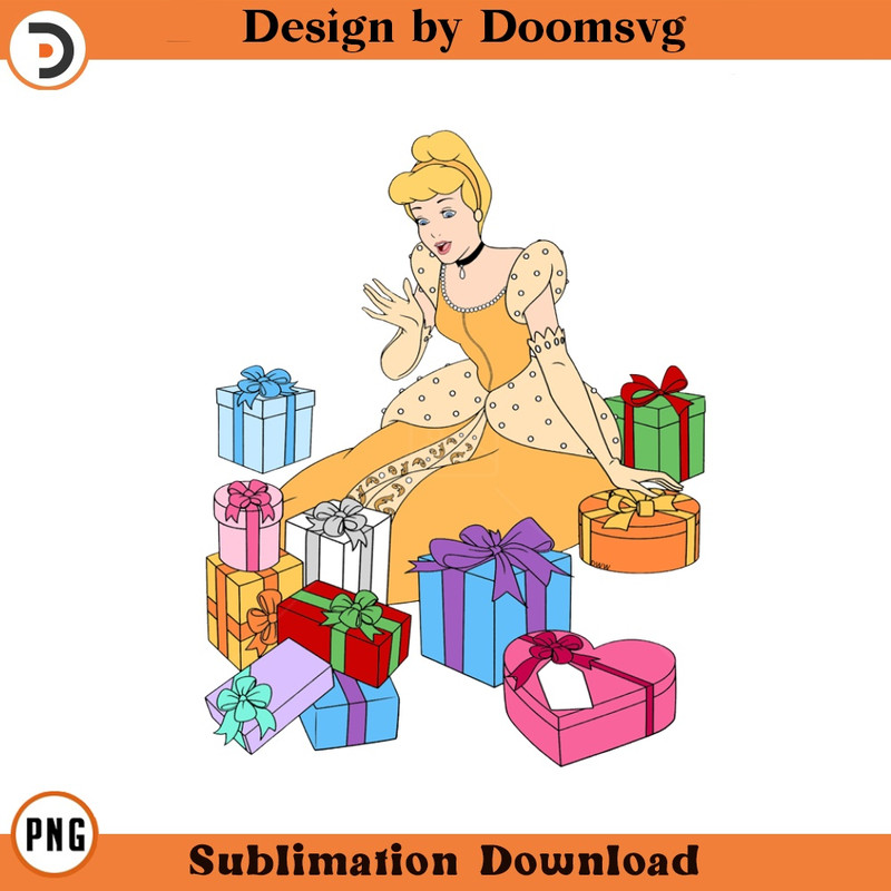 SH819-Cinderella Presents Cartoon Clipart Download, PNG Download Cartoon Clipart Download, PNG Download.jpg