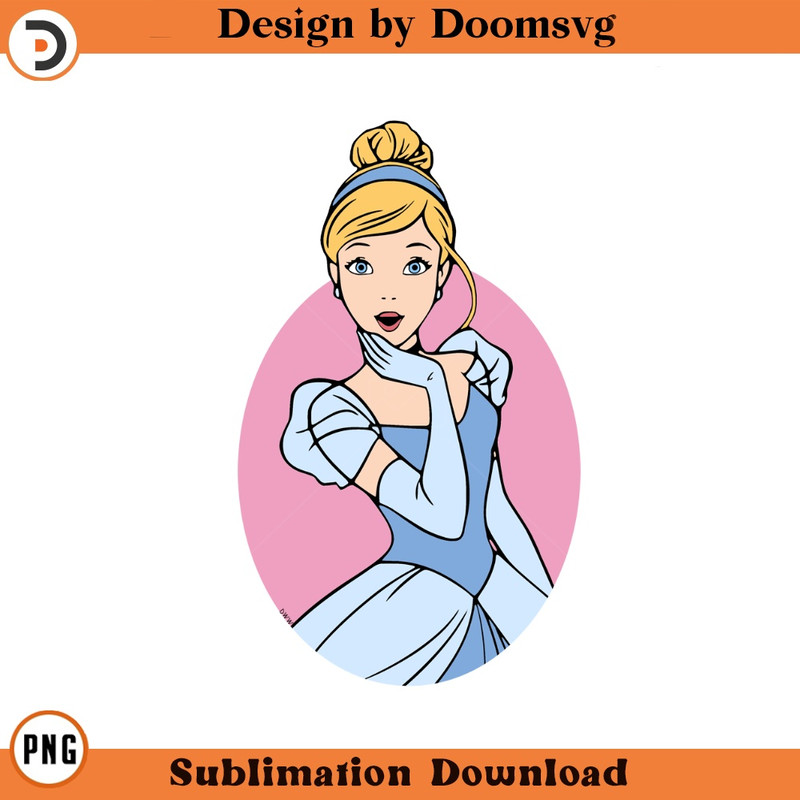 SH847-Cinderella Surprised Face Cartoon Clipart Download, PNG Download Cartoon Clipart Download, PNG Download.jpg