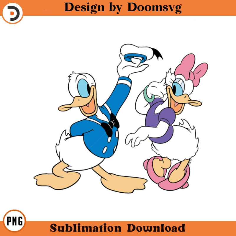 SH933-Classic Donald Daisy Cartoon Clipart Download, PNG Download Cartoon Clipart Download, PNG Download.jpg