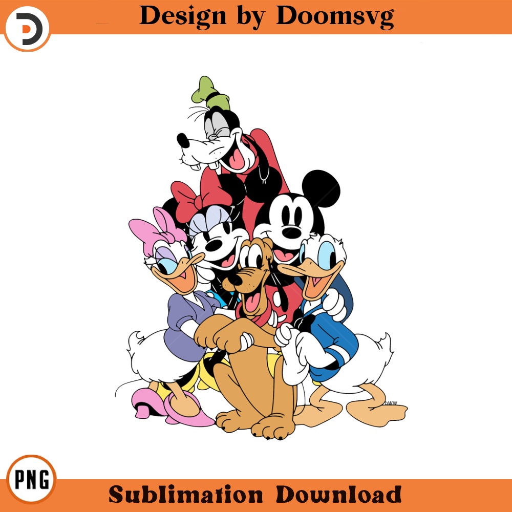 SH995-Classic Mickey Friends Cartoon Clipart Download, PNG Download Cartoon Clipart Download, PNG Download.jpg