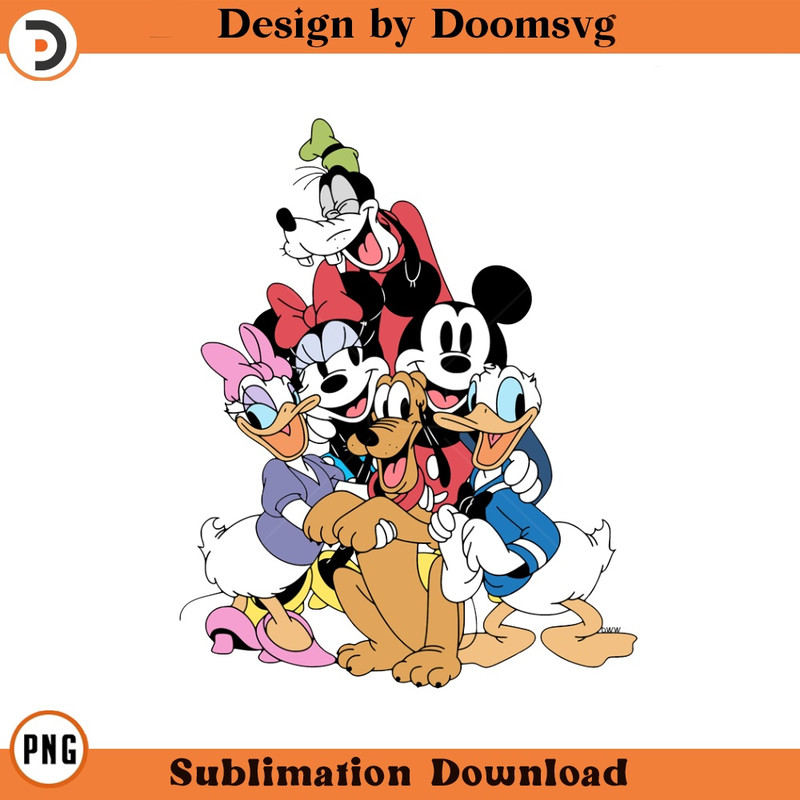 SH995-Classic Mickey Friends Cartoon Clipart Download, PNG Download Cartoon Clipart Download, PNG Download.jpg