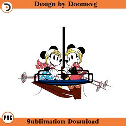 classic mickey minnie skilift cartoon clipart download, png download cartoon clipart download, png download