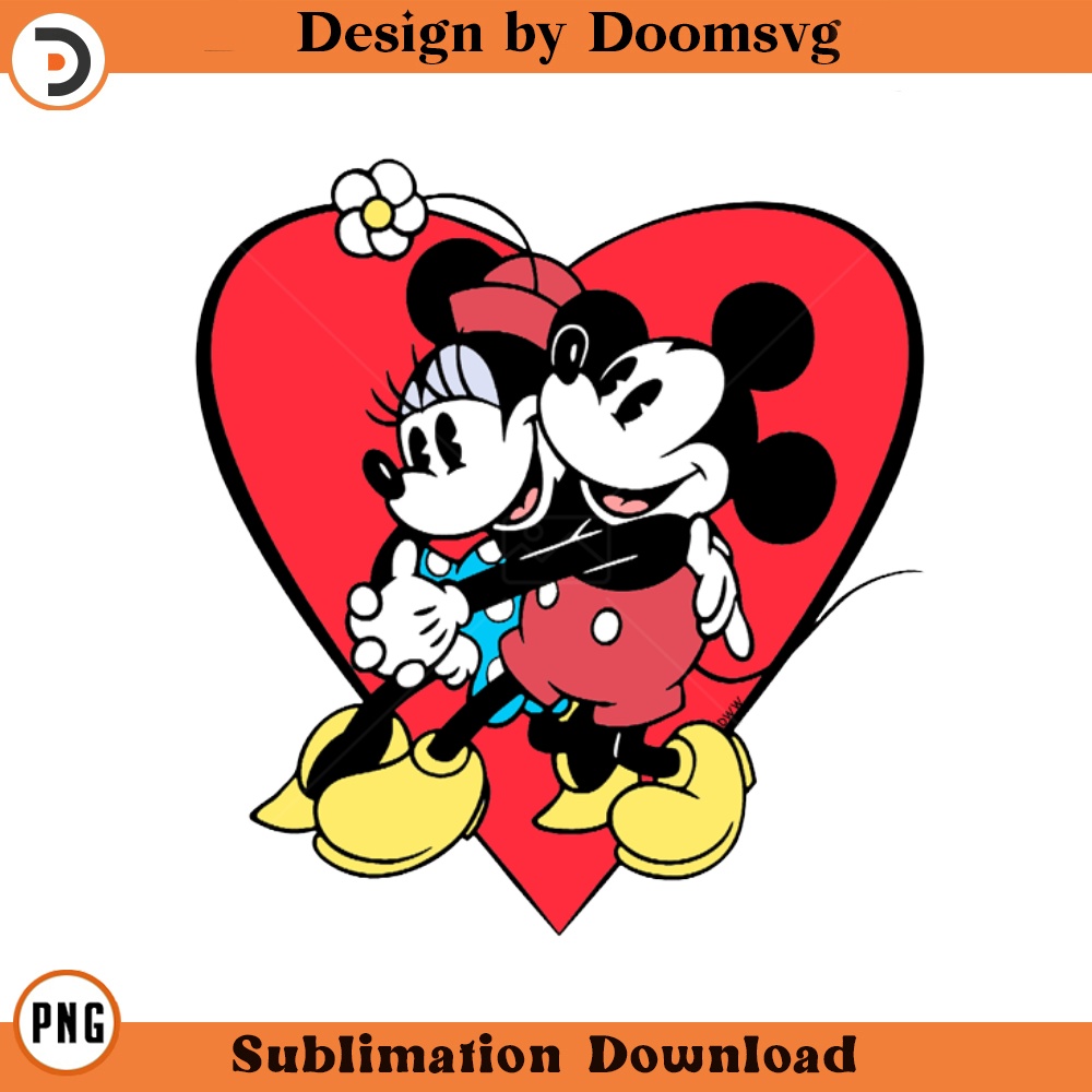 SH1076-Classic Mickey Minnie Cartoon Clipart Download, PNG Download Cartoon Clipart Download, PNG Download.jpg