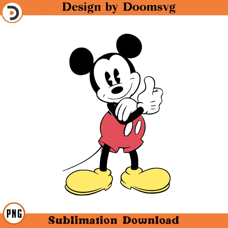 SH1095-Classic Mickey Mouse Cartoon Clipart Download, PNG Download Cartoon Clipart Download, PNG Download.jpg