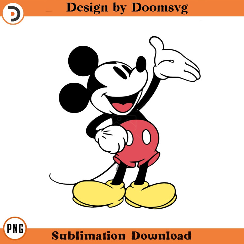 SH1097-Classic Mickey Mouse Cartoon Clipart Download, PNG Download Cartoon Clipart Download, PNG Download.jpg