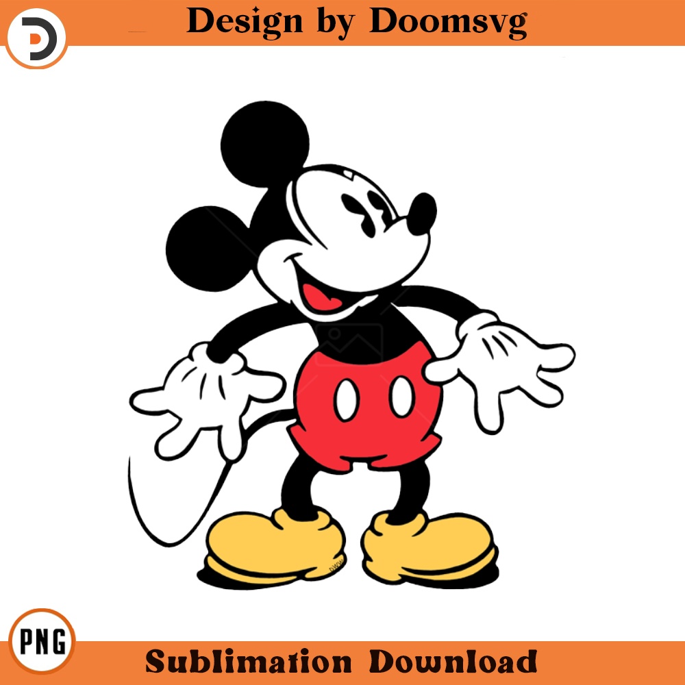 SH1172-Classic Mickey Cartoon Clipart Download, PNG Download Cartoon Clipart Download, PNG Download.jpg