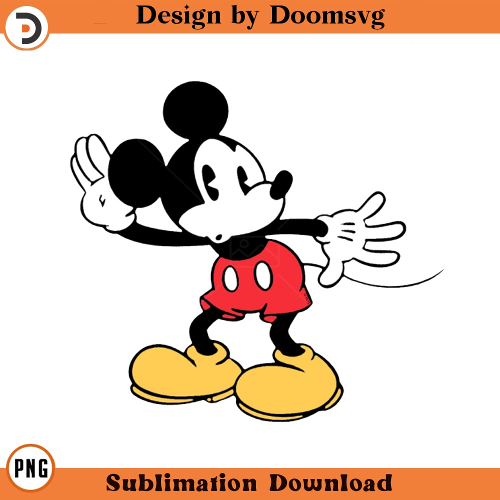 SH1178-Classic Mickey Cartoon Clipart Download, PNG Download Cartoon Clipart Download, PNG Download.jpg