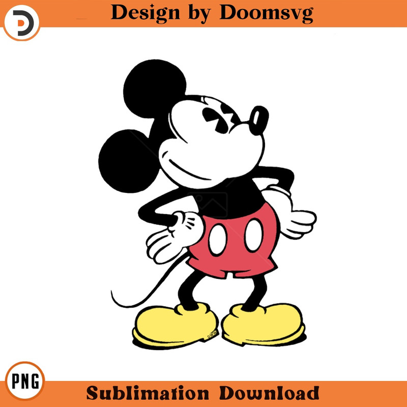 SH1201-Classic Mickey Cartoon Clipart Download, PNG Download Cartoon Clipart Download, PNG Download.jpg