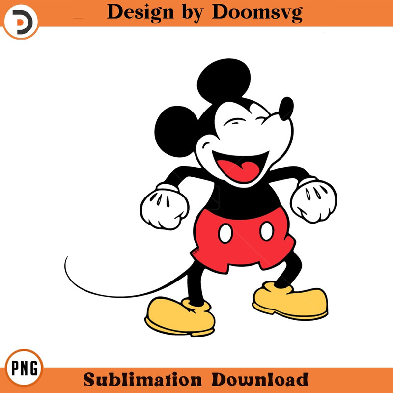 SH1207-Classic Mickey Cartoon Clipart Download, PNG Download Cartoon Clipart Download, PNG Download.jpg
