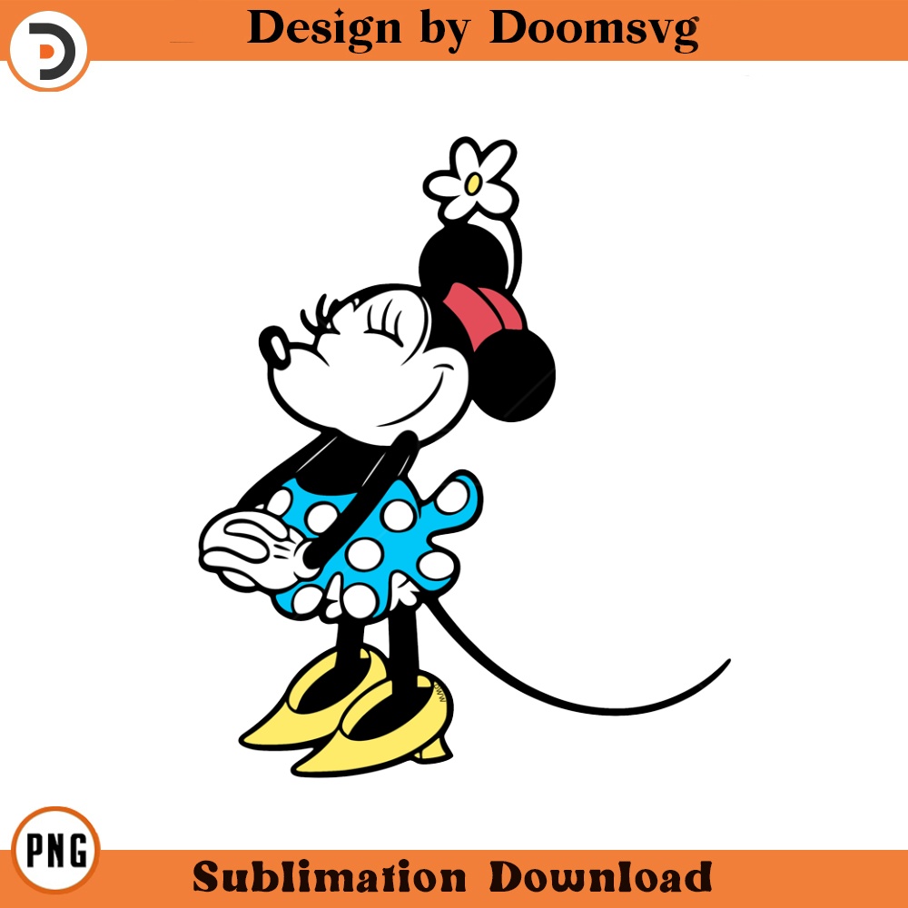 SH1237-Classic Minnie Mouse Cartoon Clipart Download, PNG Download Cartoon Clipart Download, PNG Download.jpg