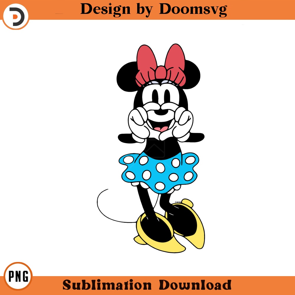 SH1254-Classic Minnie Mouse Cartoon Clipart Download, PNG Download Cartoon Clipart Download, PNG Download.jpg