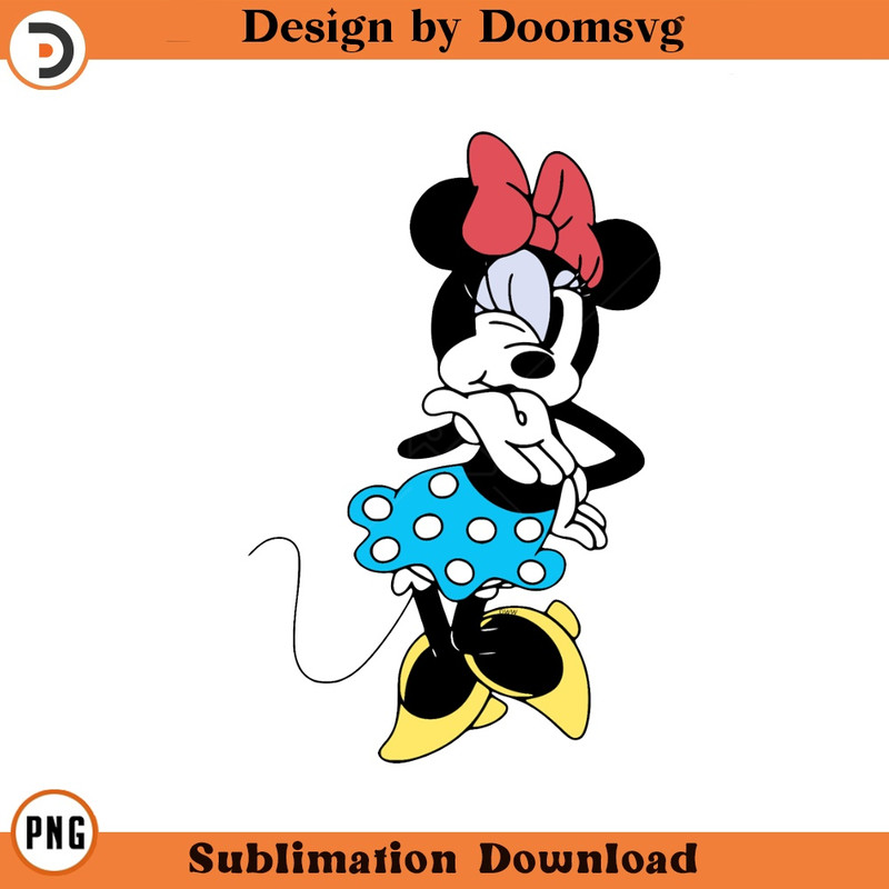 SH1255-Classic Minnie Mouse Cartoon Clipart Download, PNG Download Cartoon Clipart Download, PNG Download.jpg