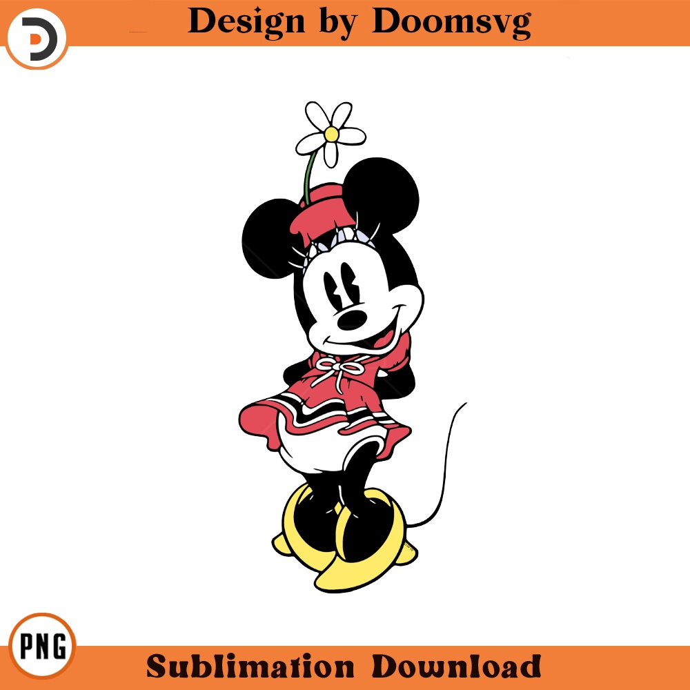 SH1263-Classic Minnie Mouse Cartoon Clipart Download, PNG Download Cartoon Clipart Download, PNG Download.jpg