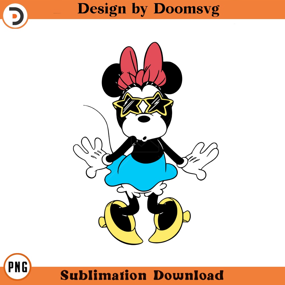 SH1264-Classic Minnie Mouse Cartoon Clipart Download, PNG Download Cartoon Clipart Download, PNG Download.jpg