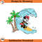 SH1268-Classic Minnie Surfing Cartoon Clipart Download, PNG Download Cartoon Clipart Download, PNG Download.jpg
