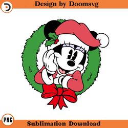 classic minnie wreath cartoon clipart download, png download cartoon clipart download, png download