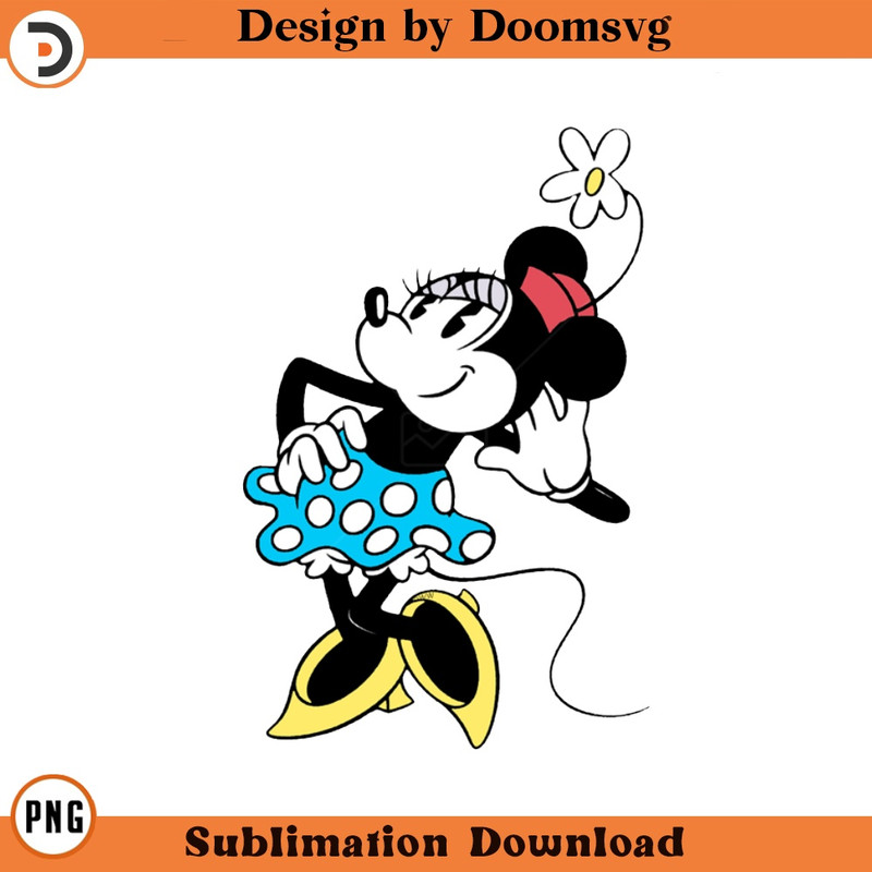 SH1275-Classic Minnie Cartoon Clipart Download, PNG Download Cartoon Clipart Download, PNG Download.jpg