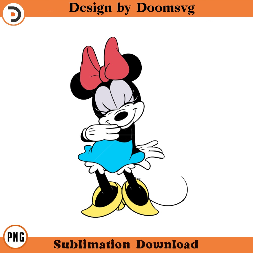 SH1278-Classic Minnie Cartoon Clipart Download, PNG Download Cartoon Clipart Download, PNG Download.jpg
