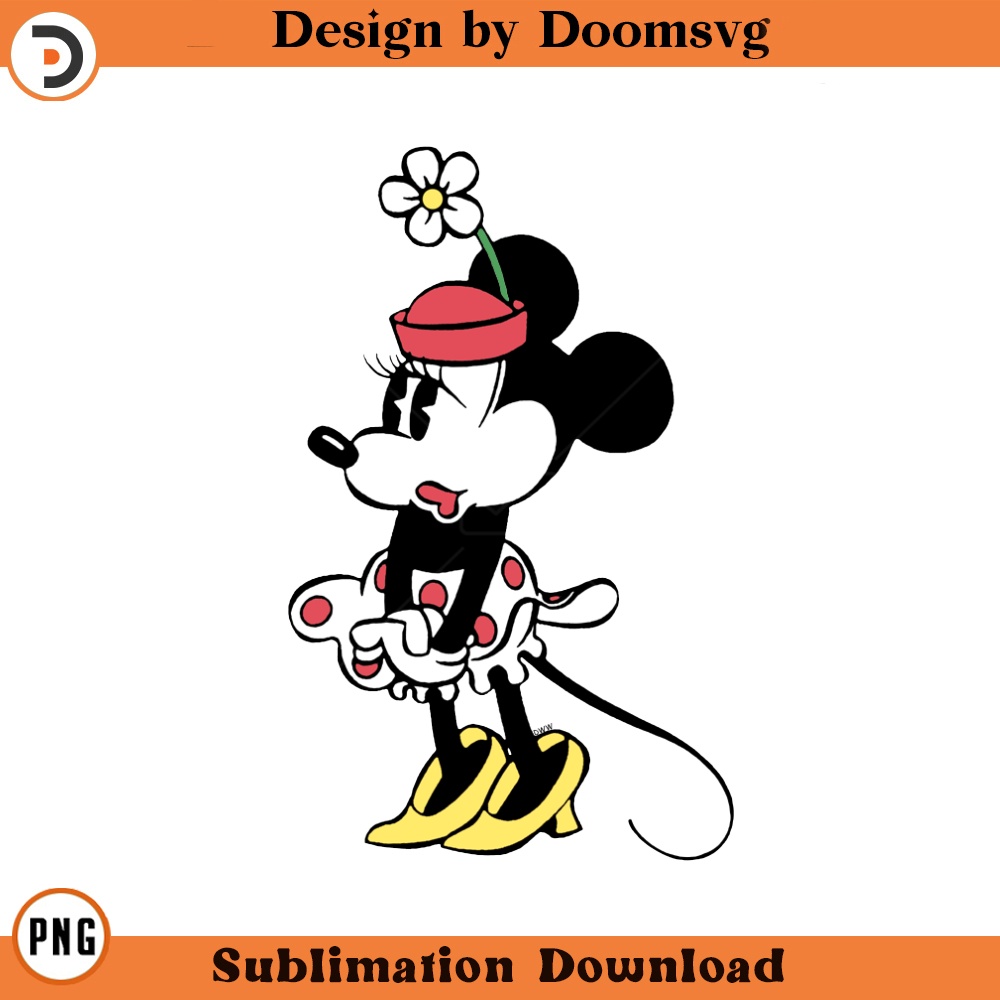 SH1280-Classic Minnie Cartoon Clipart Download, PNG Download Cartoon Clipart Download, PNG Download.jpg