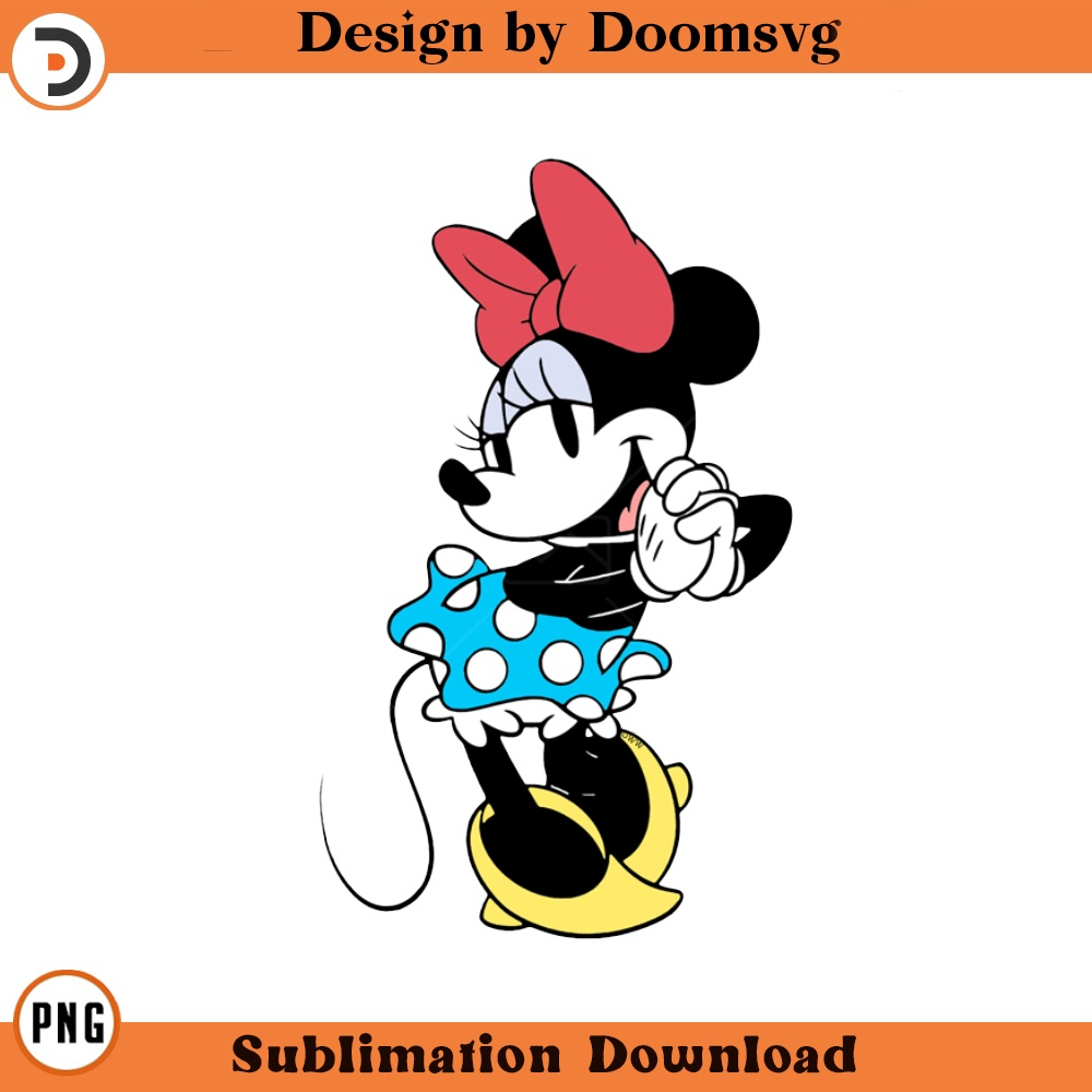 SH1292-Classic Minnie Cartoon Clipart Download, PNG Download Cartoon Clipart Download, PNG Download.jpg
