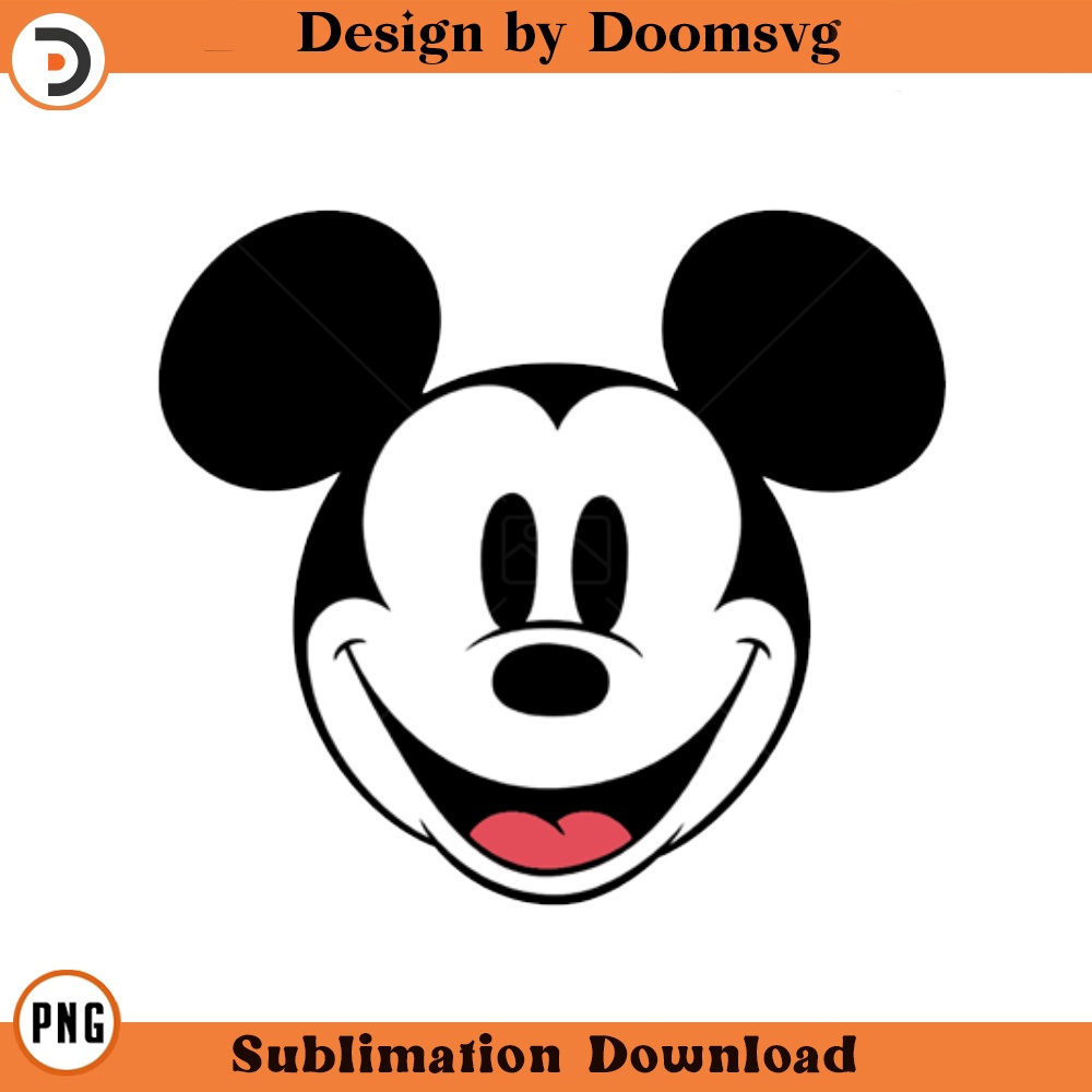 SH1314-Classicmickey Face Cartoon Clipart Download, PNG Download Cartoon Clipart Download, PNG Download.jpg