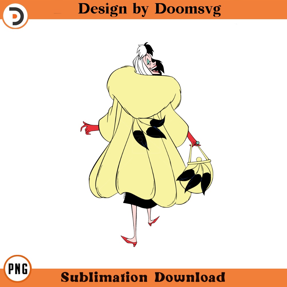 SH1387-Cruella Cartoon Clipart Download, PNG Download Cartoon Clipart Download, PNG Download.jpg