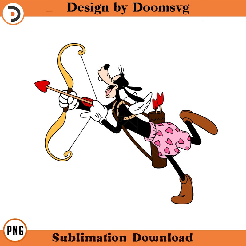 SH1391-Cupid Goofy Cartoon Clipart Download, PNG Download Cartoon Clipart Download, PNG Download.jpg