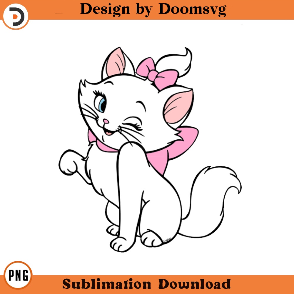 SH1406-Cute Marie Cartoon Clipart Download, PNG Download Cartoon Clipart Download, PNG Download.jpg