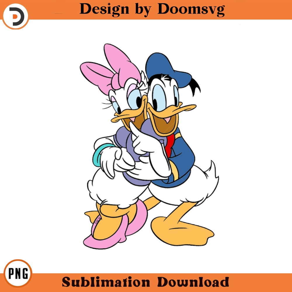 SH1425-Daisy Donald Cartoon Clipart Download, PNG Download Cartoon Clipart Download, PNG Download.jpg