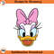 SH1439-Daisy Duck Face Cartoon Clipart Download, PNG Download Cartoon Clipart Download, PNG Download.jpg