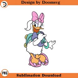 daisy duck rollerskates cartoon clipart download, png download cartoon clipart download, png download