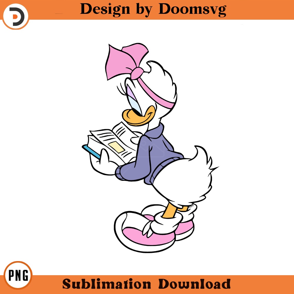 SH1469-Daisy Duck Cartoon Clipart Download, PNG Download Cartoon Clipart Download, PNG Download.jpg