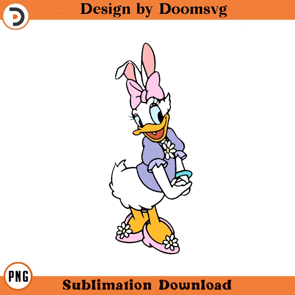 SH1485-Daisy Easter Cartoon Clipart Download, PNG Download Cartoon Clipart Download, PNG Download.jpg