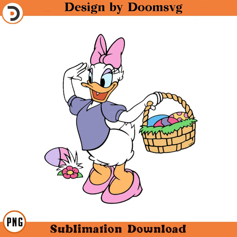 SH1486-Daisy Easter Cartoon Clipart Download, PNG Download Cartoon Clipart Download, PNG Download.jpg