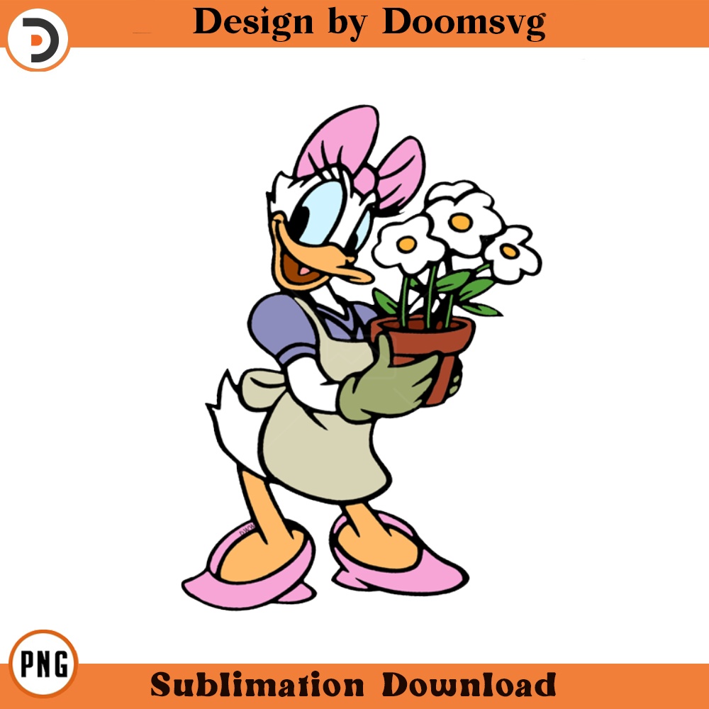 SH1490-Daisy Flowers Cartoon Clipart Download, PNG Download Cartoon Clipart Download, PNG Download.jpg