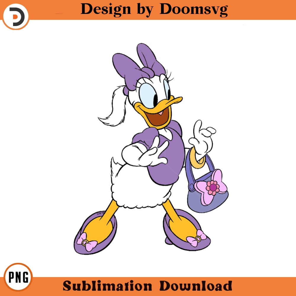 SH1506-Daisy Purse Cartoon Clipart Download, PNG Download Cartoon Clipart Download, PNG Download.jpg