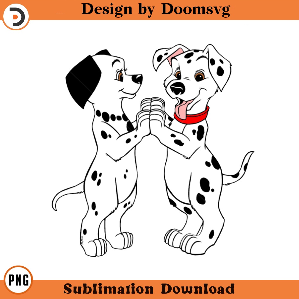 SH1537-Dalmatian Puppies Cartoon Clipart Download, PNG Download Cartoon Clipart Download, PNG Download.jpg