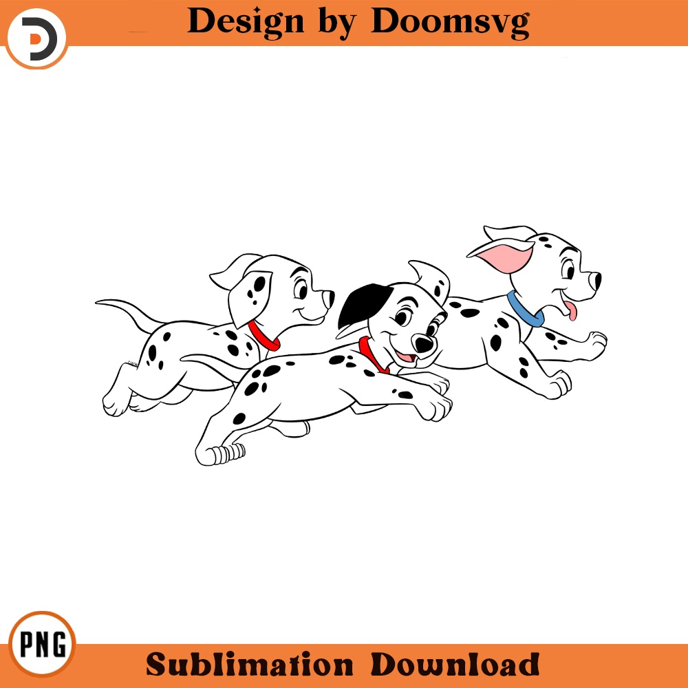 SH1538-Dalmatian Puppies Cartoon Clipart Download, PNG Download Cartoon Clipart Download, PNG Download.jpg
