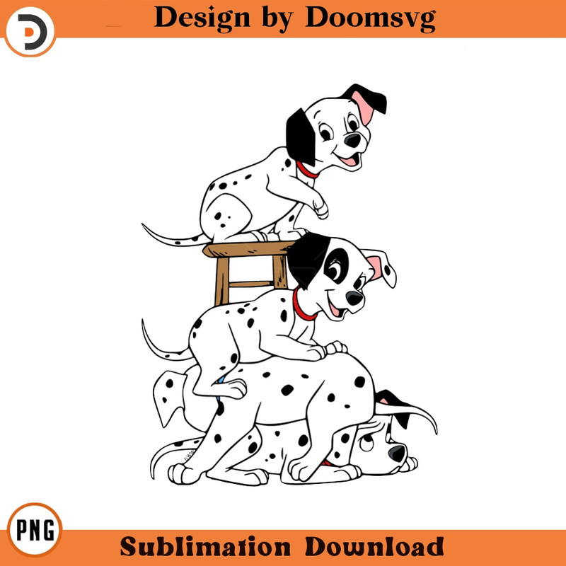 SH1539-Dalmatian Puppies Cartoon Clipart Download, PNG Download Cartoon Clipart Download, PNG Download.jpg