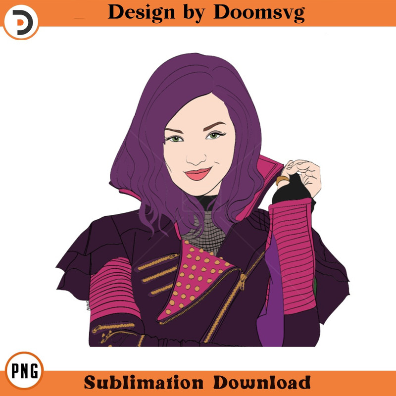 SH1580-Descendants Mal Cartoon Clipart Download, PNG Download Cartoon Clipart Download, PNG Download.jpg