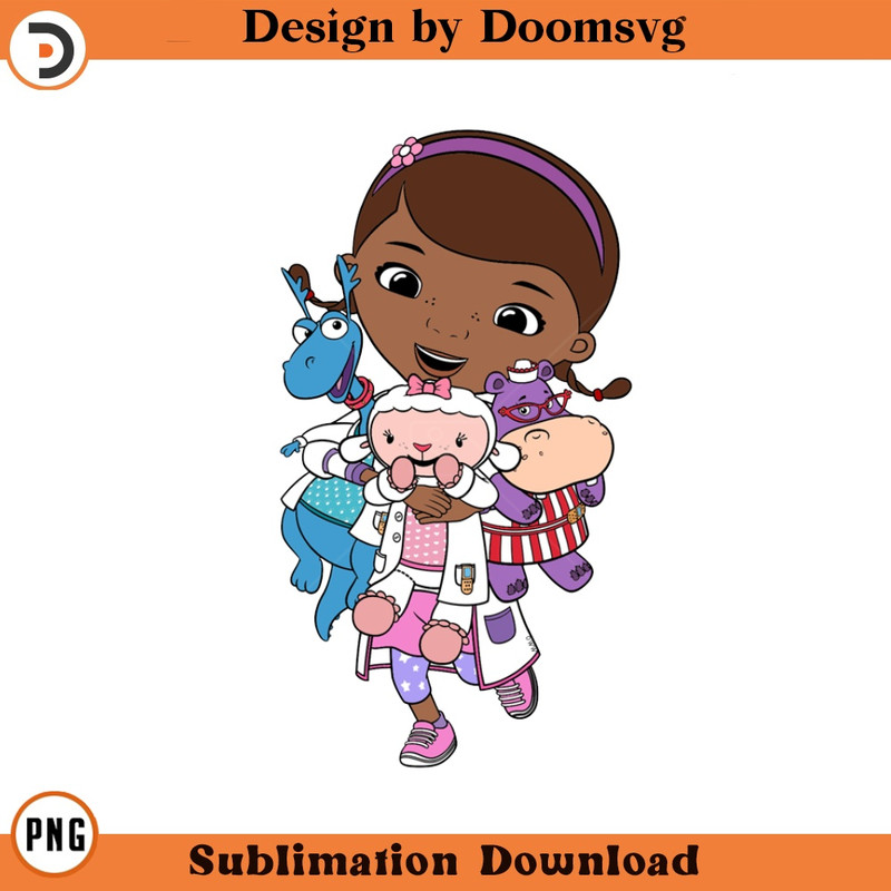 SH1602-Doc Friends Cartoon Clipart Download, PNG Download Cartoon Clipart Download, PNG Download.jpg