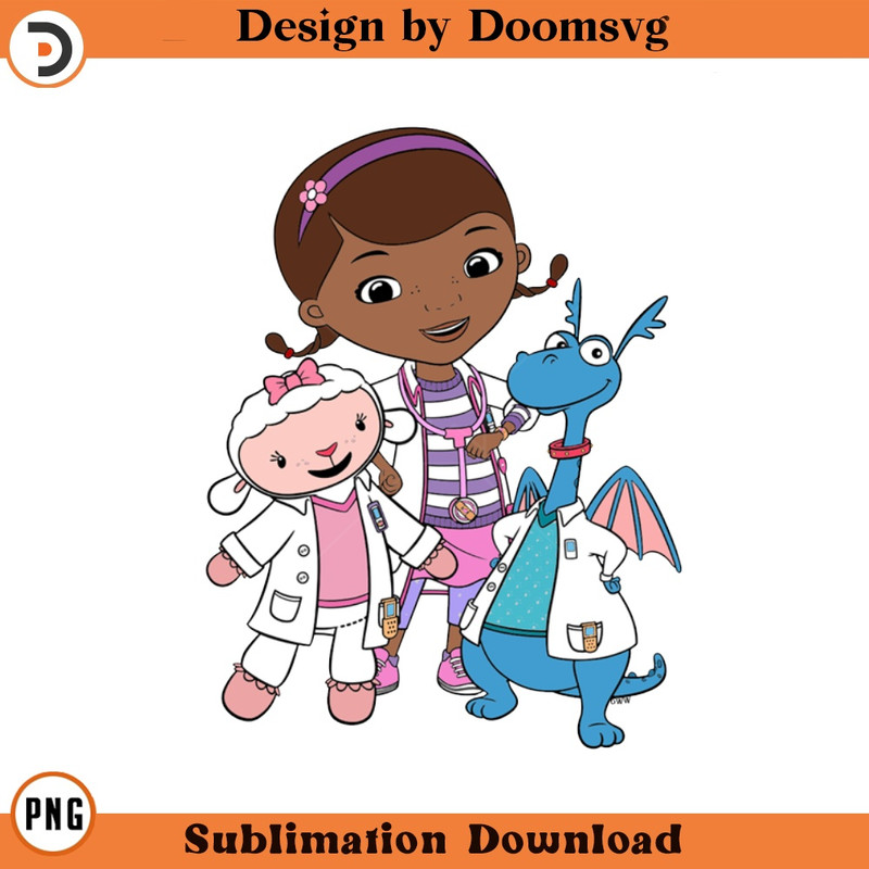 SH1603-Doc Friends Cartoon Clipart Download, PNG Download Cartoon Clipart Download, PNG Download.jpg