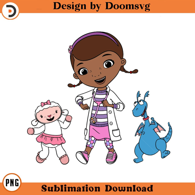 SH1604-Doc Friends Cartoon Clipart Download, PNG Download Cartoon Clipart Download, PNG Download.jpg