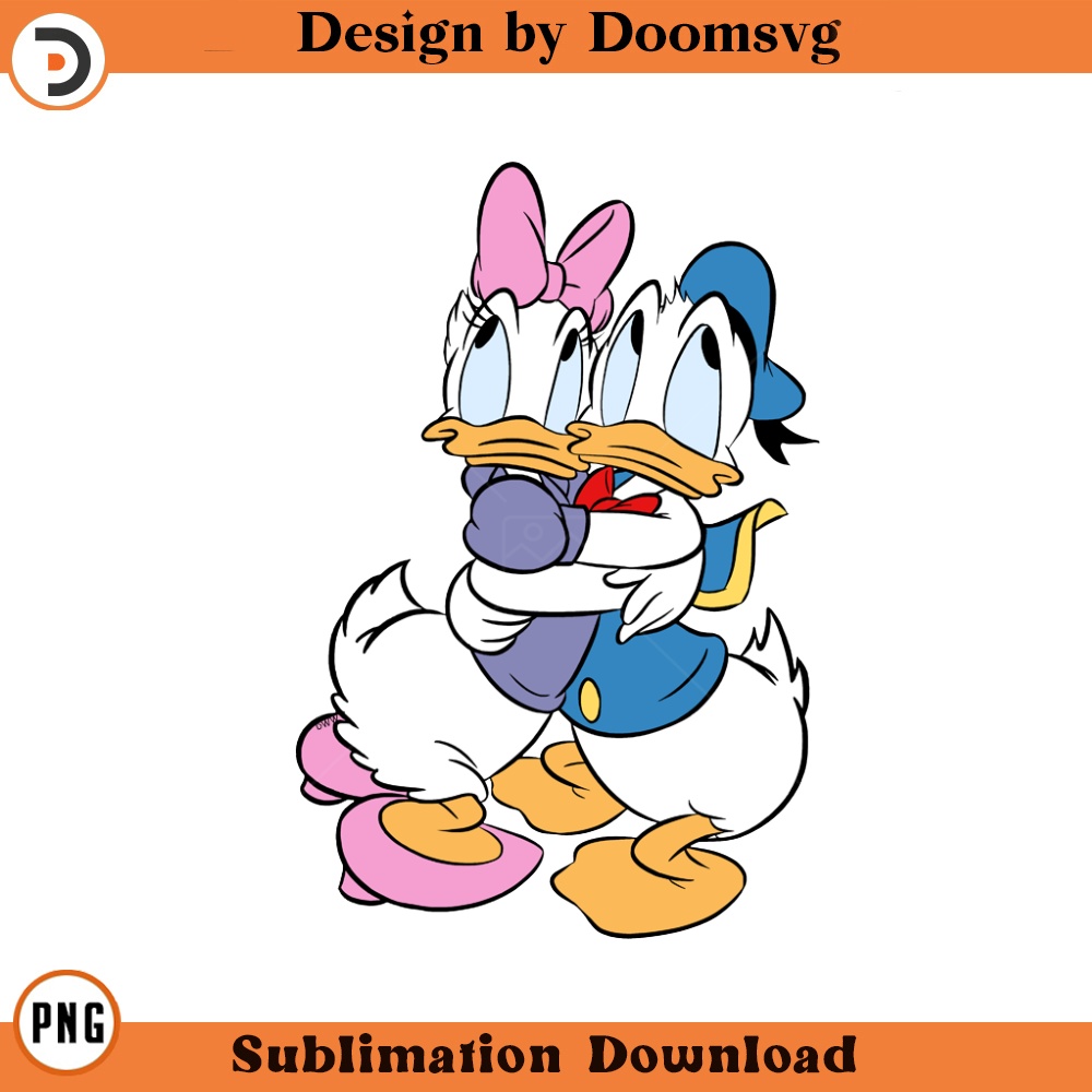 SH1626-Donald Daisy Cartoon Clipart Download, PNG Download Cartoon Clipart Download, PNG Download.jpg