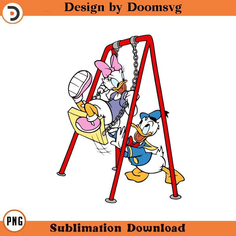 SH1643-Donald Daisy Park Cartoon Clipart Download, PNG Download Cartoon Clipart Download, PNG Download.jpg