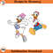 SH1646-Donald Daisy Race Cartoon Clipart Download, PNG Download Cartoon Clipart Download, PNG Download.jpg