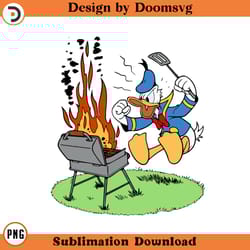 donald duck barbecue cartoon clipart download, png download cartoon clipart download, png download