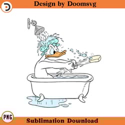 donald duck bathtub cartoon clipart download, png download cartoon clipart download, png download