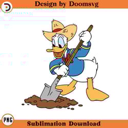 donald duck farmer cartoon clipart download, png download cartoon clipart download, png download