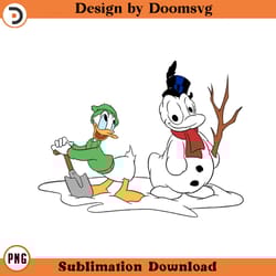 donald duck snowman cartoon clipart download, png download cartoon clipart download, png download
